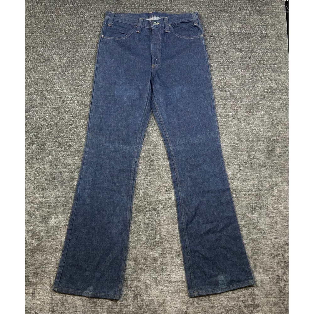 Vintage Levi's Orange Tab Bootcut Jeans Mens Dark Wash Denim Flared - 34X37